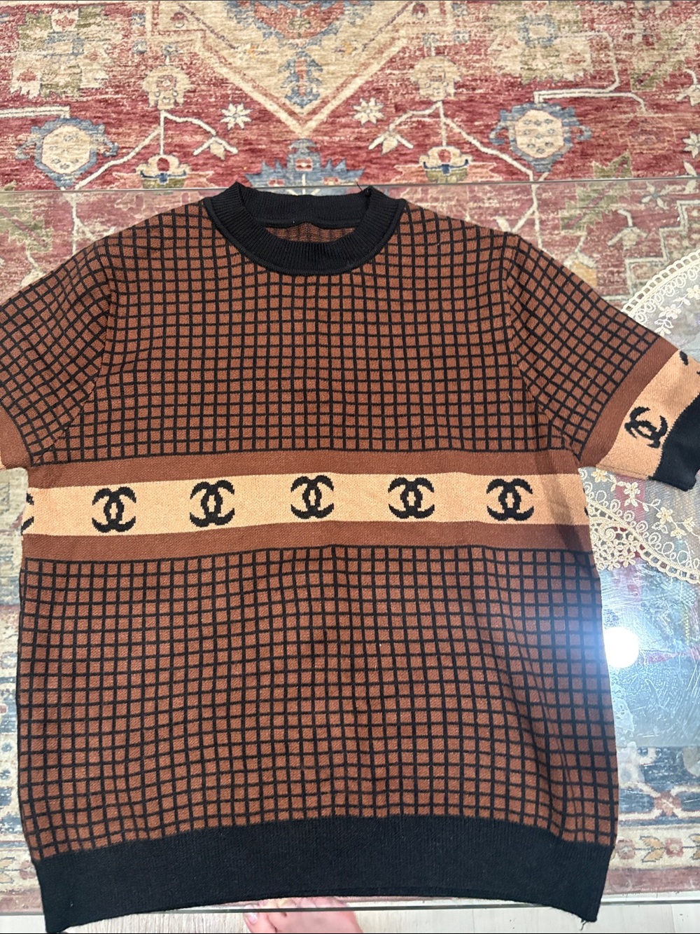 Chanel knit cardigan new vintage
